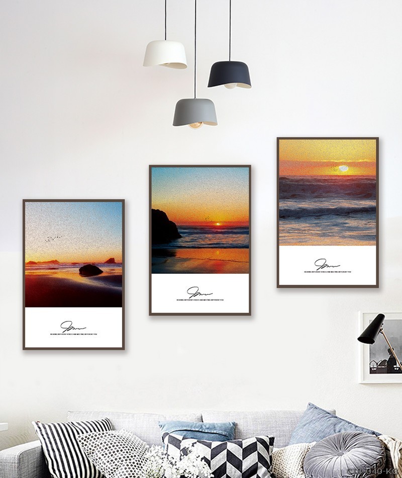 Biển hoàng hôn CTB-040-KG